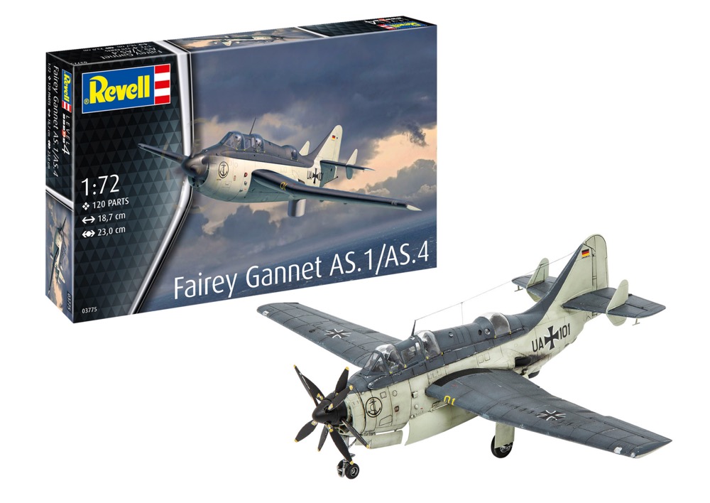 03775 ドイツレベル 1/72 フェアリーガネット AS.1/AS.4