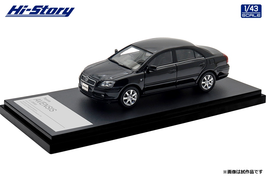 HS504BK Hi-Story 1/43 Toyota AVENSIS Li (2003)  ブラックマイカ