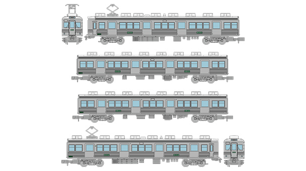335177 鉄道コレクション 南海電気鉄道6000系 (なつかしのステンレス無塗装) 4両セット