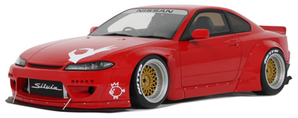 OTM1115 OttO MOBILE 1/18 ロケットバニー 日産 シルビア S15 2014 (レッド)