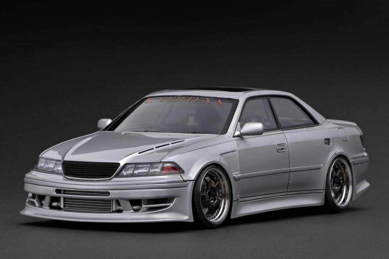 IG3578 IGモデル 1/18 VERTEX JZX100 MARK-II Silver White