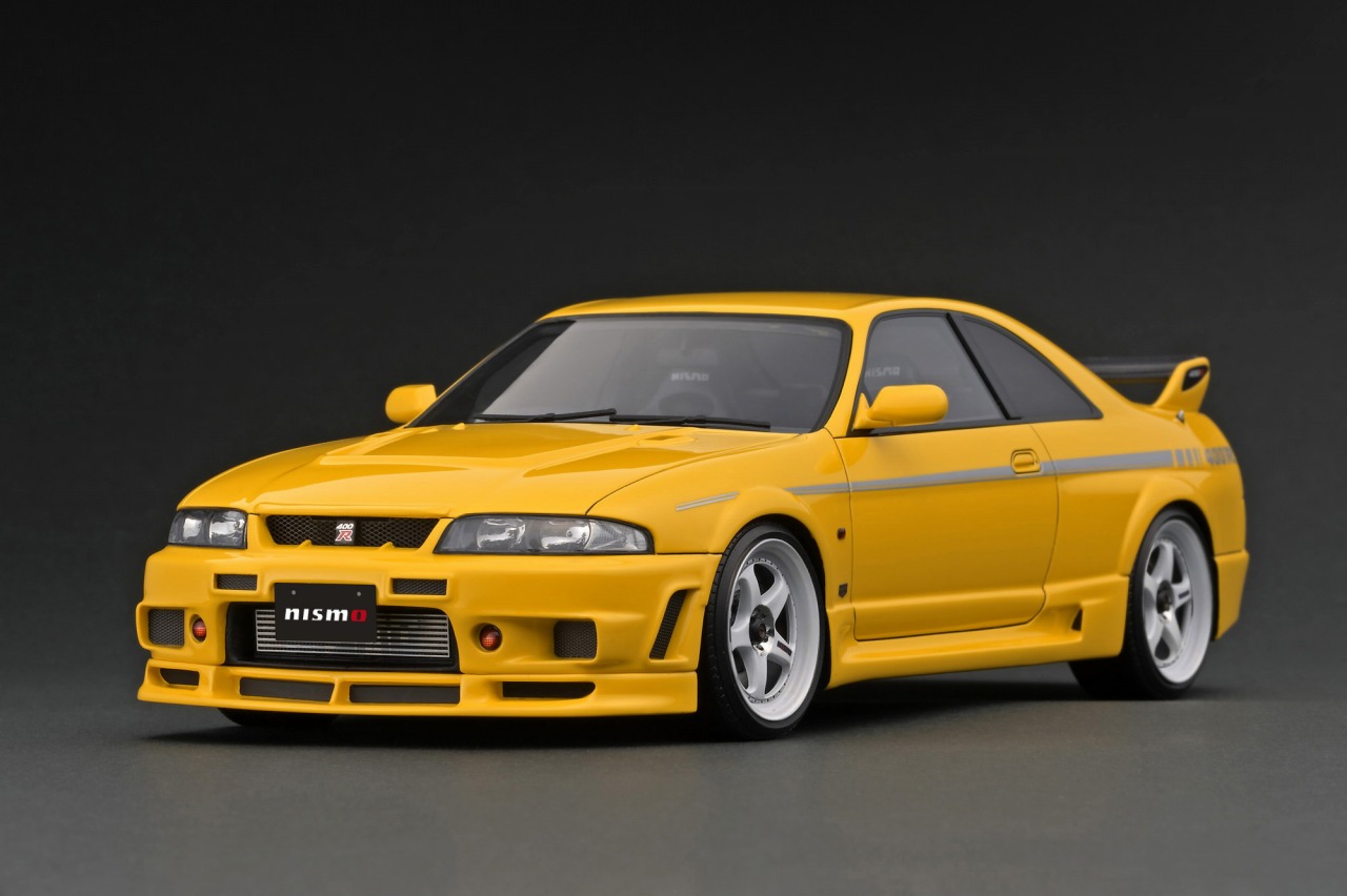 IG3658 IGモデル 1/18 NISMO 400R (BCNR33) Yellow