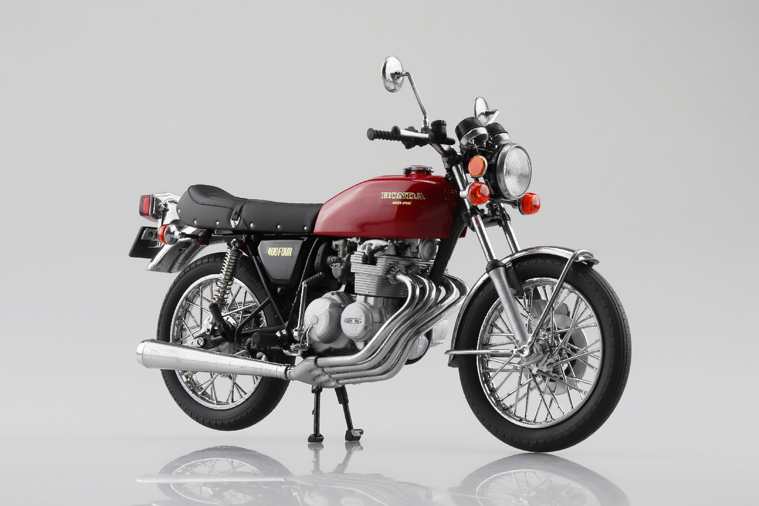 1/12 完成品バイク Honda CB400FOUR ライトルビーレッド