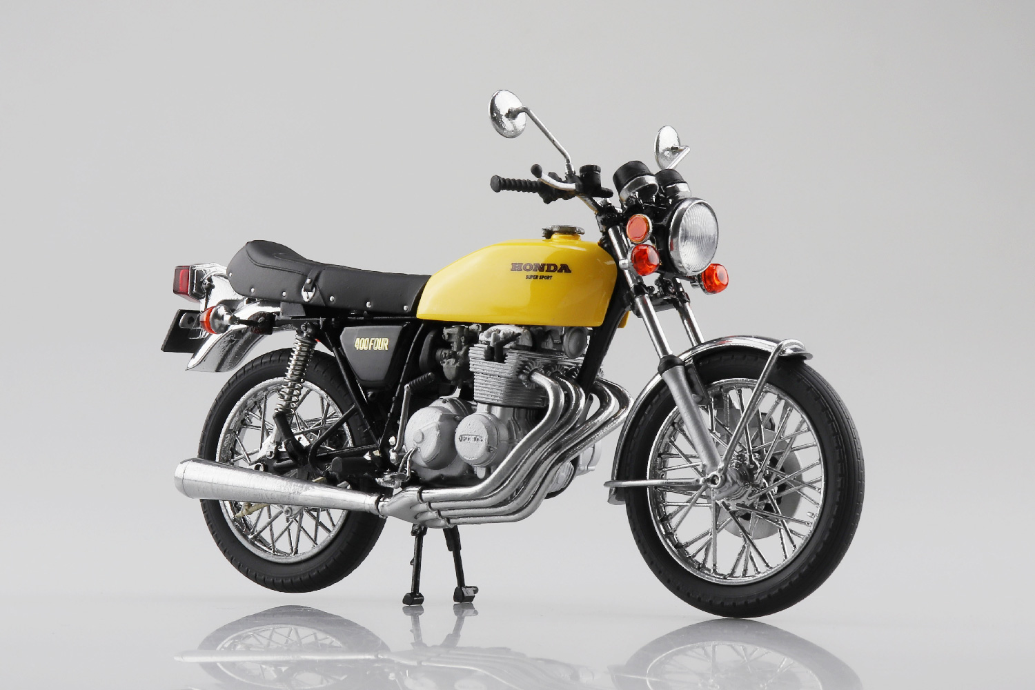 1/12 完成品バイク Honda CB400FOUR パラキートイエロー