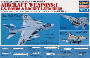 X72-1 エアークラフト ウェポン1 アメリカ通常爆弾セット
