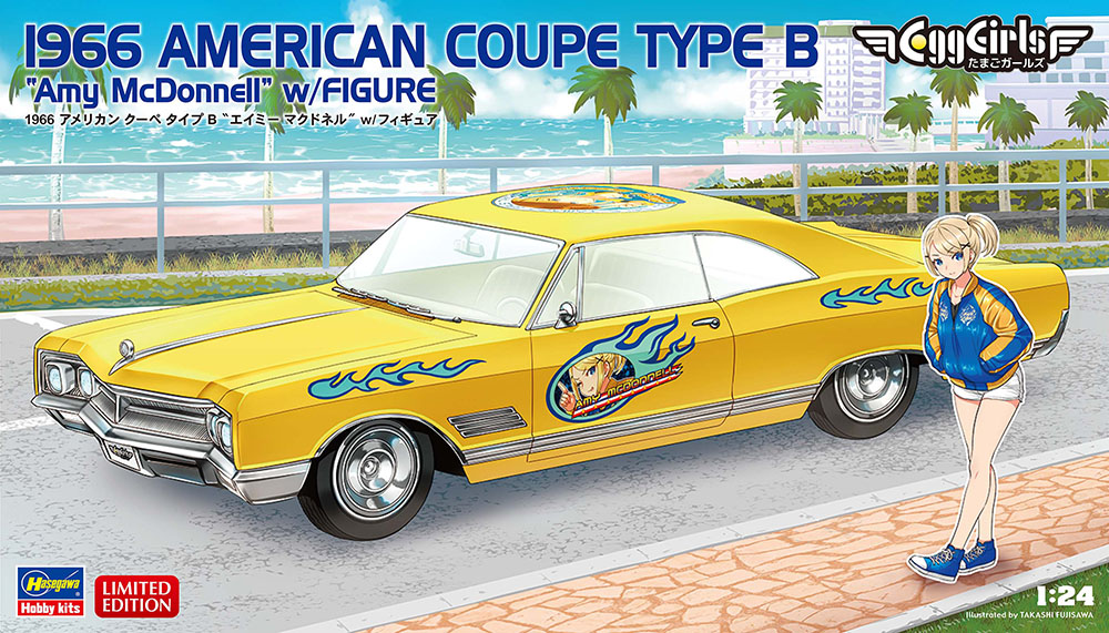 SP598 1/24 1966 アメリカン クーペ タイプ B 'エイミー マクドネル' w/フィギュア