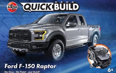 QB6053 エアフィックス クイックビルド フォード F-150 ラプター グレー
