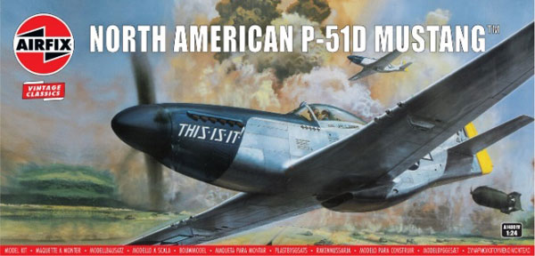 X-14001V エアフィックス 1/24 ノースアメリカン P-51D ムスタング