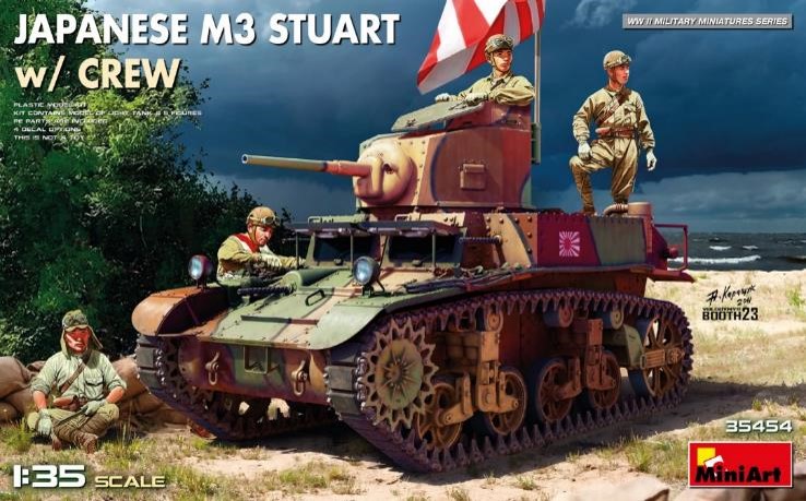 MA35454 ミニアート 1/35 日本 M3スチュアート w/クルー