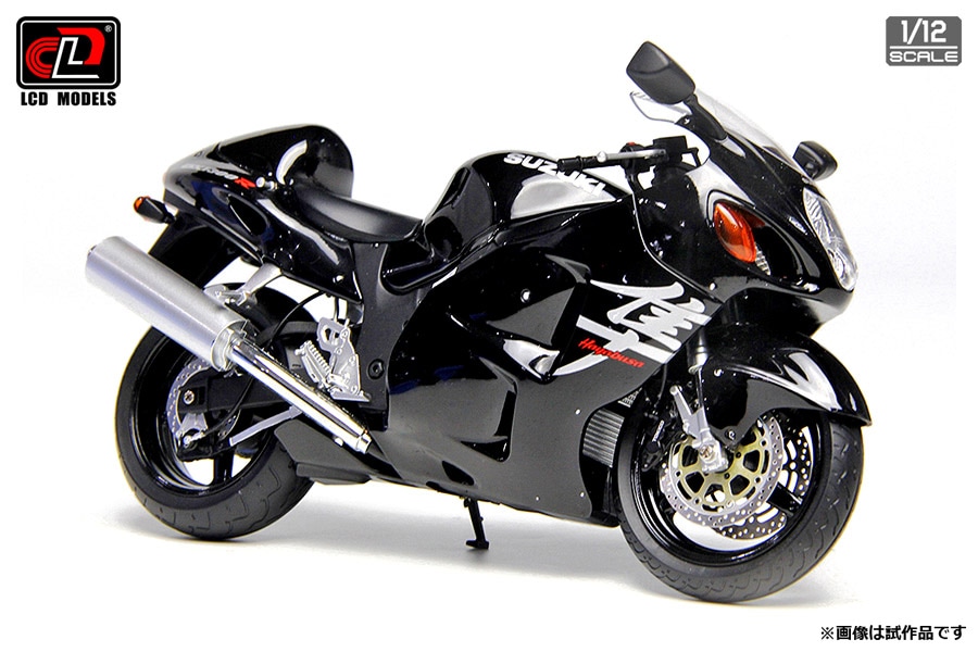 LCD-M03-BL LCD MODELS 1/12 Suzuki GSX1300R Hayabusa 2001(Black color)
