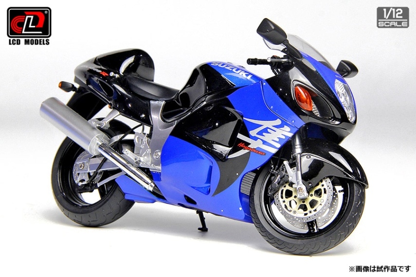 LCD-M03-BB LCD MODELS 1/12 Suzuki GSX1300R Hayabusa 2001(Blue and black color)
