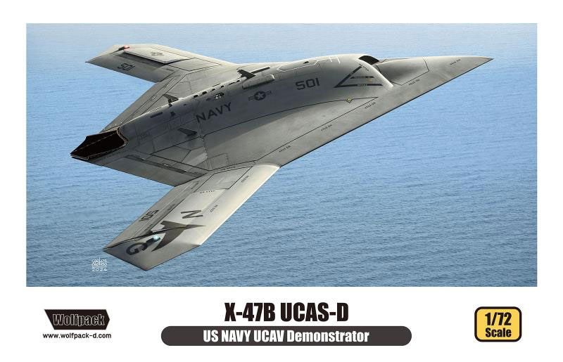 WOLWP17217 ウルフパック 1/72 X-47B UCAS-D (プレミアムエディションキット)