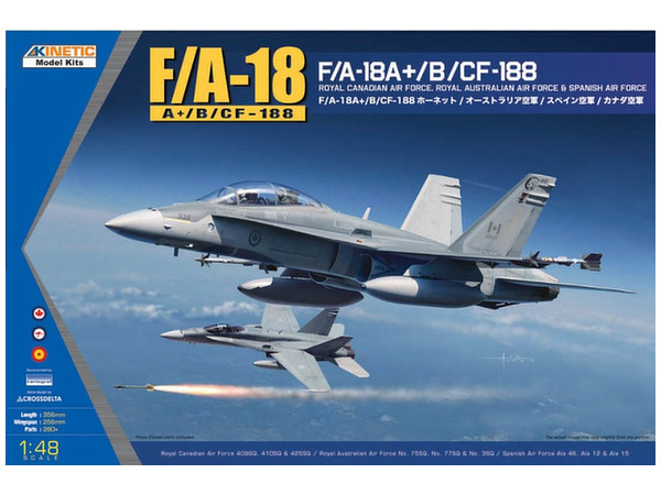 KNE48030 キネテック 1/48 F/A-18A+/B/CF-188 ホーネット /オーストラリア空軍/スペイン空軍/カナダ空軍