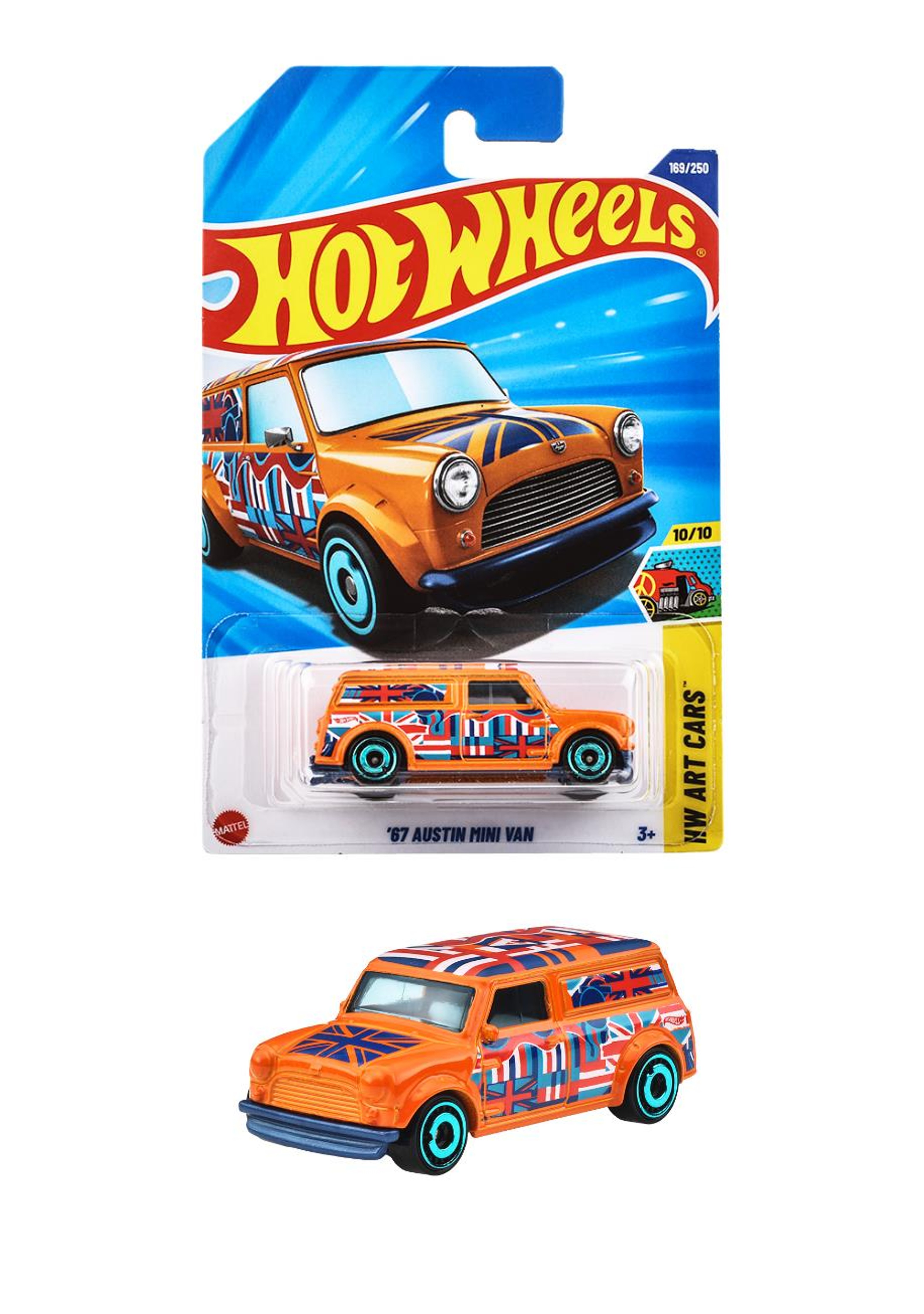 JFN30-9866 ホットウィール ベーシックカー '67 オースティン ミニ バン