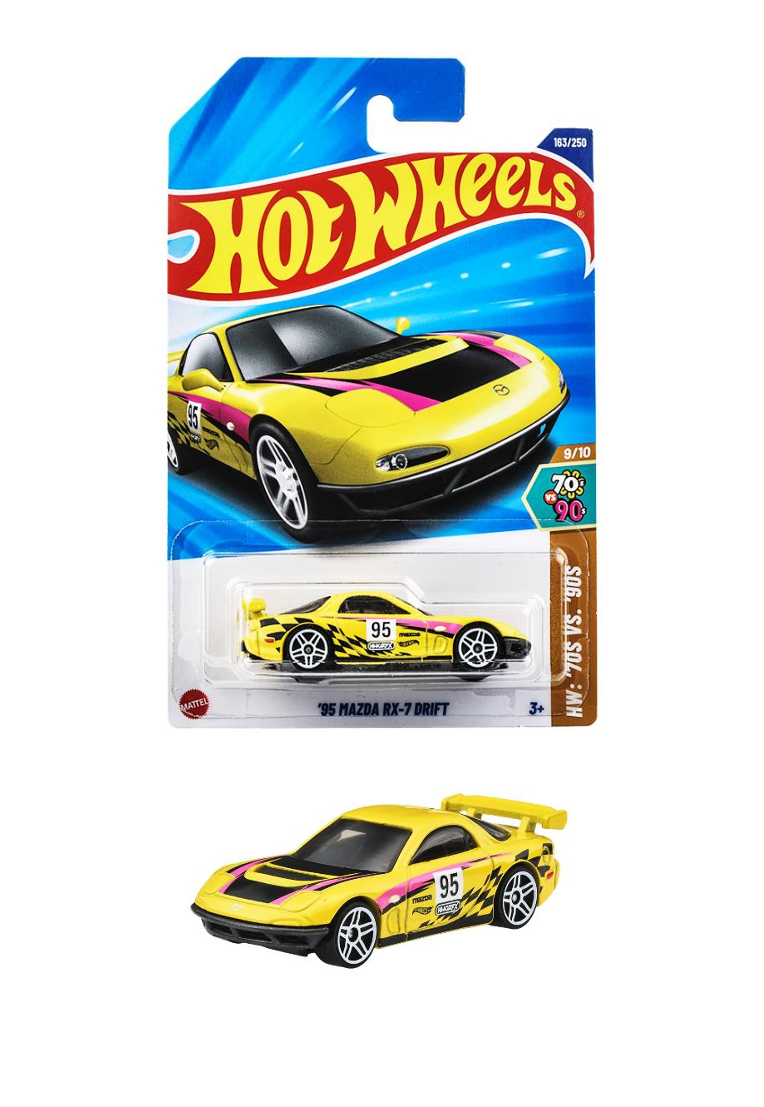 JFN71-9866 ホットウィール ベーシックカー '95 マツダ RX-7 ドリフト