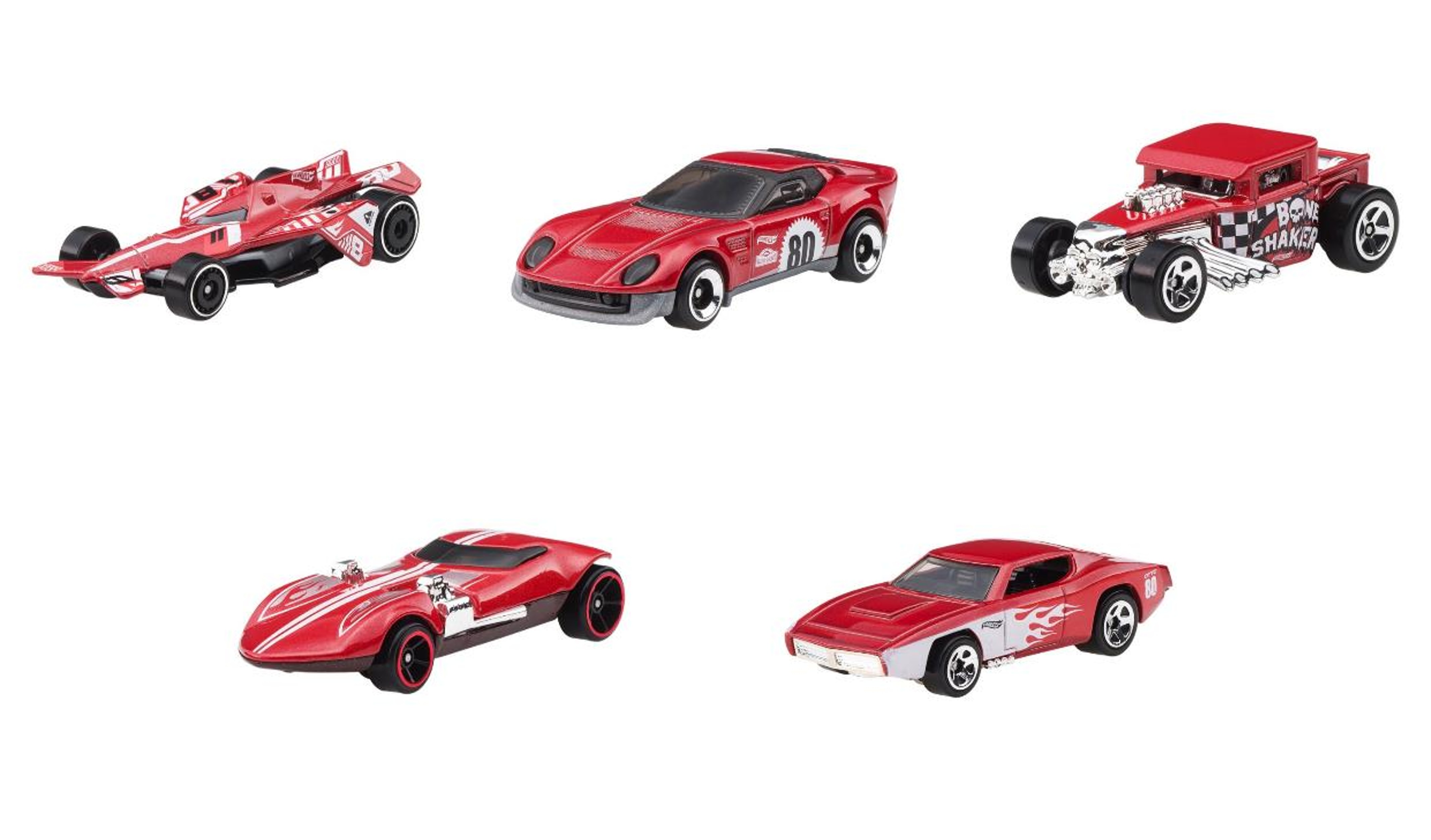JGK08-9866 ホットウィール マテル80周年 5パック