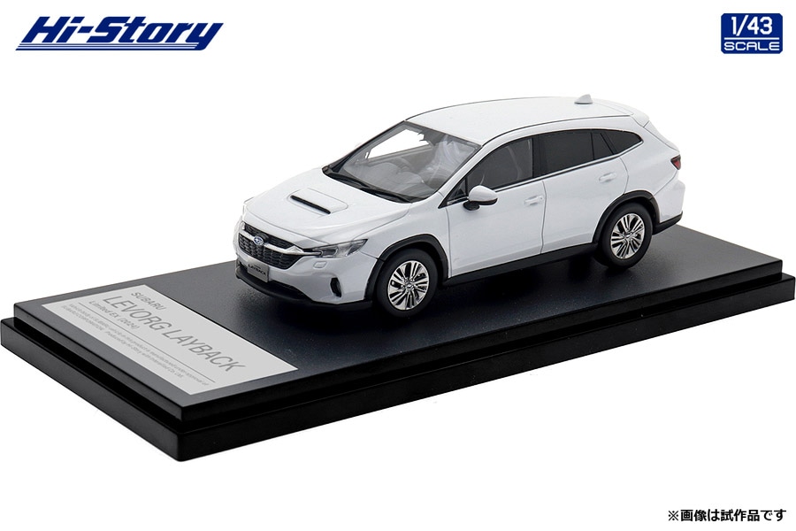 HS502WH Hi-Story 1/43 SUBARU LEVORG LAYBACK Limited EX (2024)  セラミックホワイト