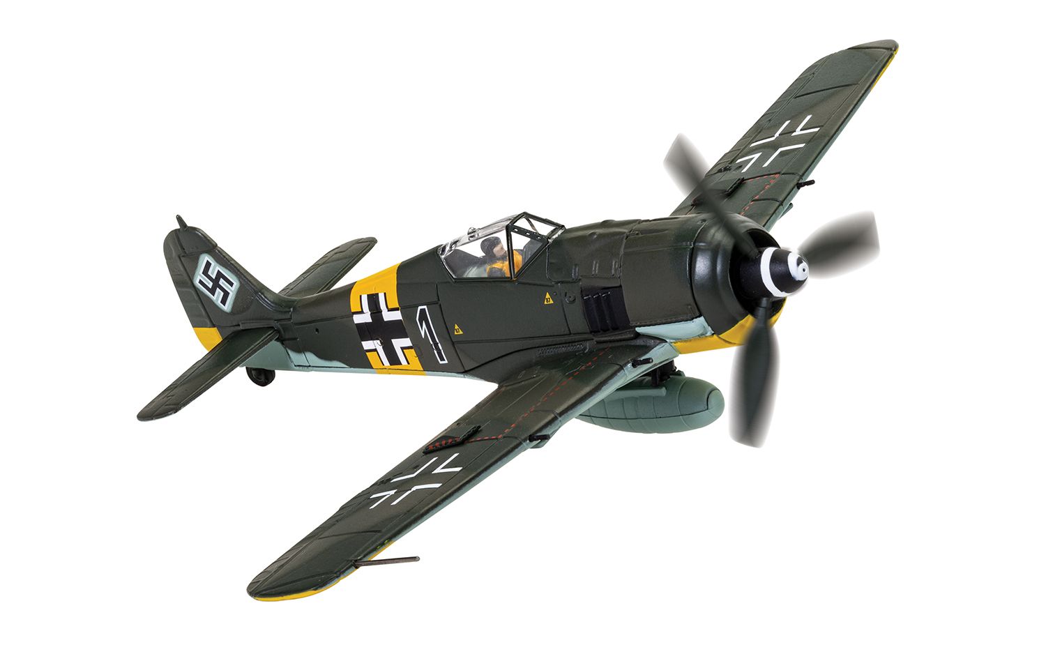 CGAA34318 コーギ 1/72 フォッケウルフ FW 190A-8 ブラック 1 2./JG54 オットー・キッテル