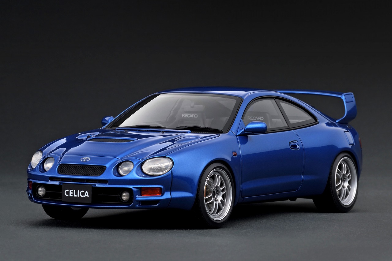 IG3676 IGモデル 1/18 Toyota Celica GT-FOUR (ST205) Blue Metallic