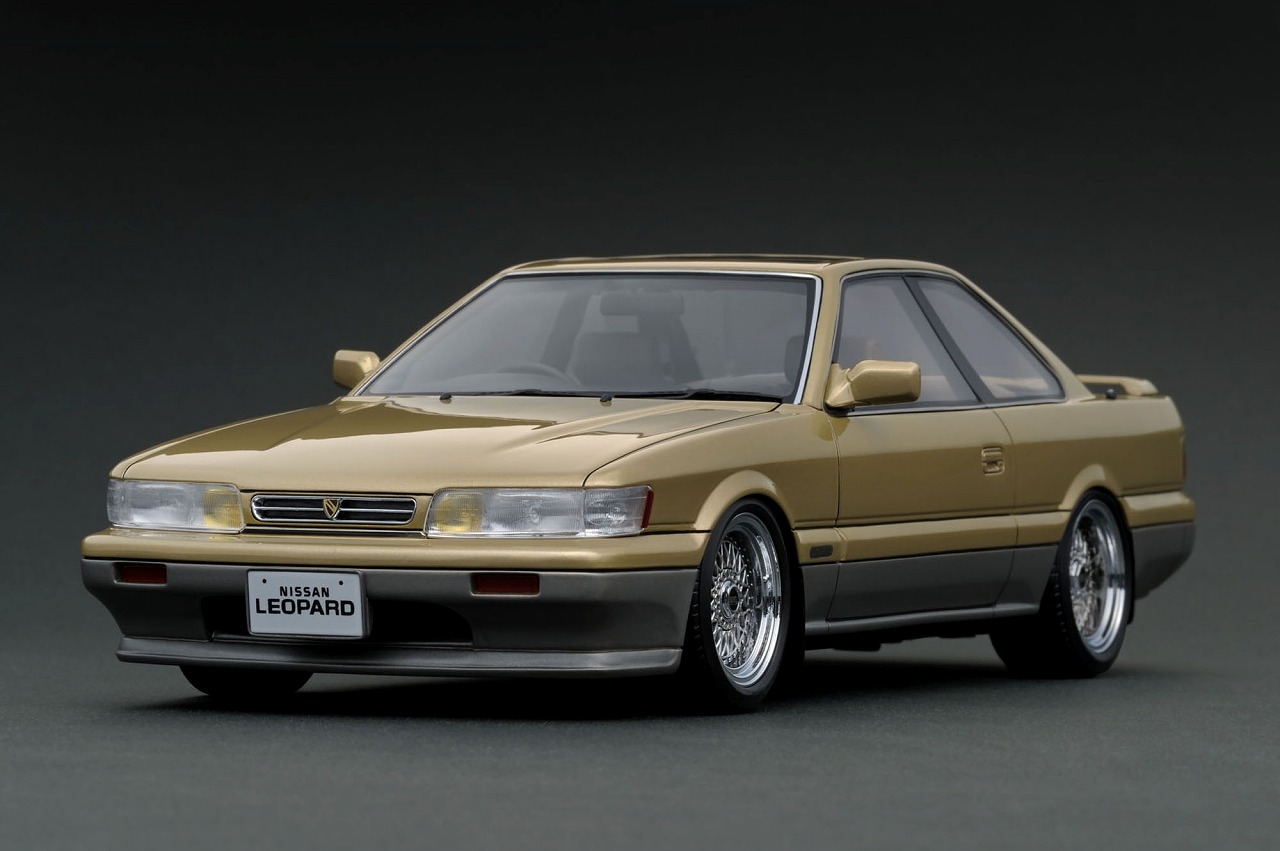 IG3815 IGモデル 1/18 Nissan Leopard Ultima V30TWINCAM TURBO (F31) Gold/Silver