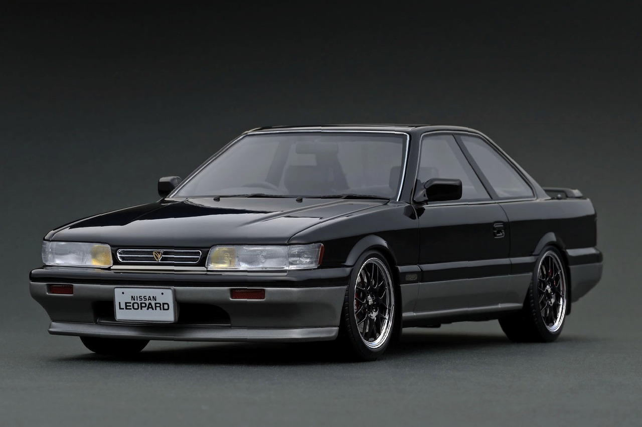 IG3818 IGモデル 1/18 Nissan Leopard Ultima V30TWINCAM TURBO(F31)  Black/Silver
