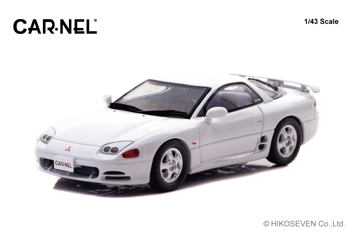 CN439303 CARNEL 1/43 三菱 GTO Twin Turbo (Z16A) 1993 Galaxy White
