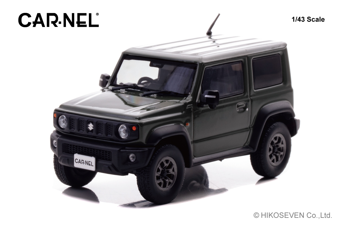 CN431818 CARNEL 1/43 スズキ ジムニー シエラ JC (JB74W) 2018 Jungle Green