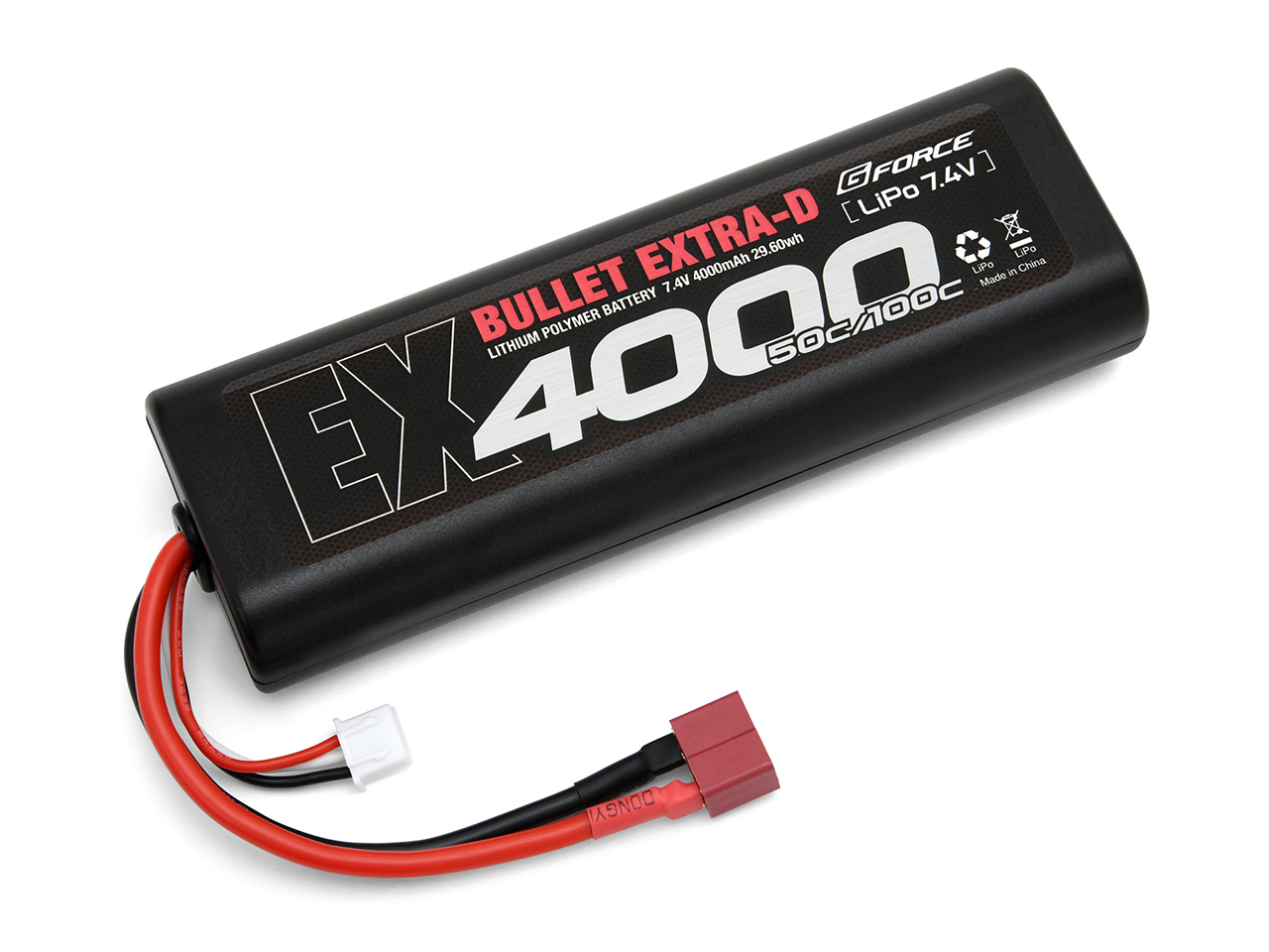 GFG014 Bullet Extra-D 7.4V 4000mAh 50C