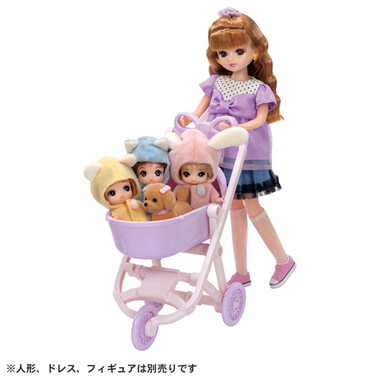 リカちゃん LF-11 みんなでおでかけ3WAY!ベビーカー