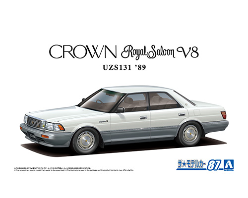 ザ☆モデルカー No.87 1/24 トヨタ UZS131 クラウン ロイヤルサルーンG '89
