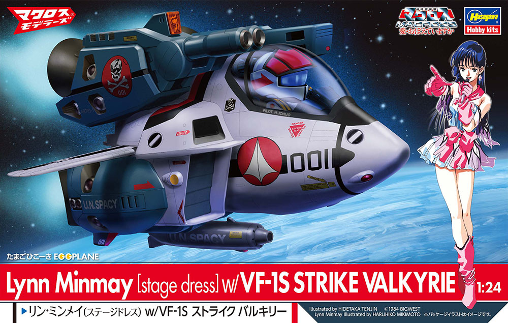 65863 1/24 リン・ミンメイ(ステージドレス)w/VF-1Sストライクバルキリー(たまごひこーき)