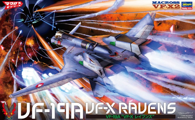 65873 1/48 VF-19A'VF-X レイブンズ'