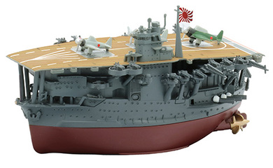 ちび丸-4EX-1 ちび丸艦隊シリーズ №4 EX-1 ちび丸艦隊 赤城(エッチングパーツ&木甲板シール付き)