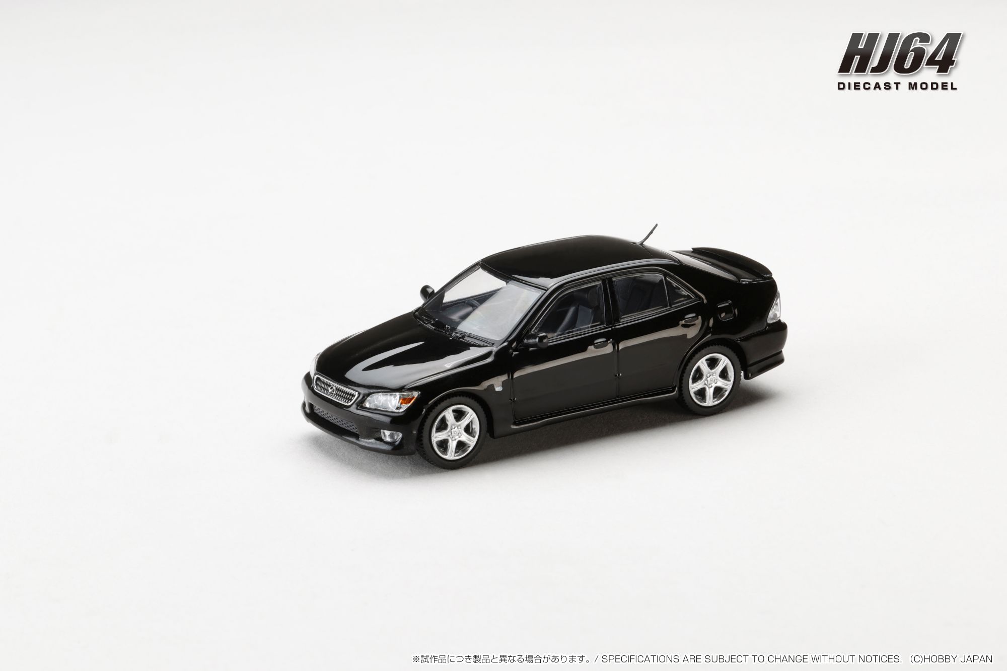 HJ643080BK HJ64 1/64 LEXUS IS 200 (E10) 1999 ブラック