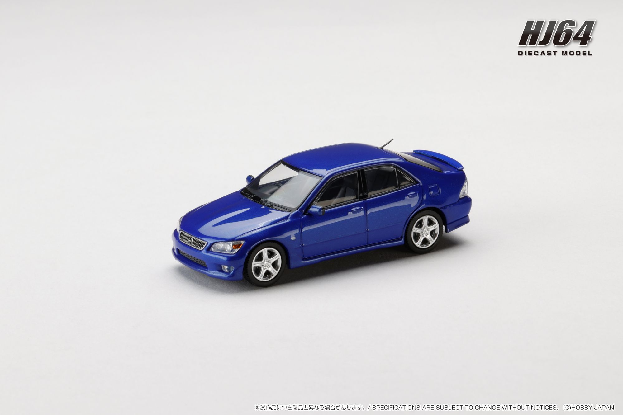 HJ643080BL HJ64 1/64 1/64 LEXUS IS 200 (E10) 1999 ブルー