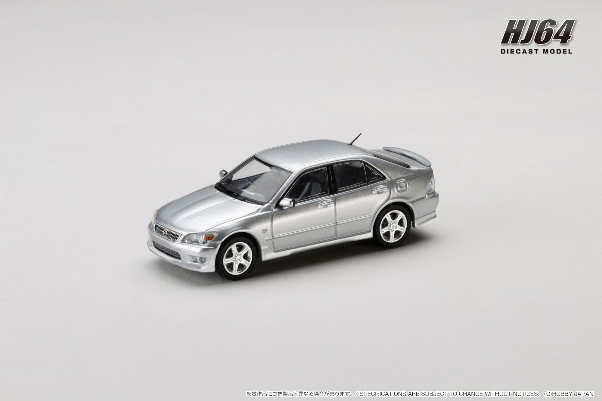 HJ643080S HJ64 1/64 LEXUS IS 200 (E10) 1999 シルバー