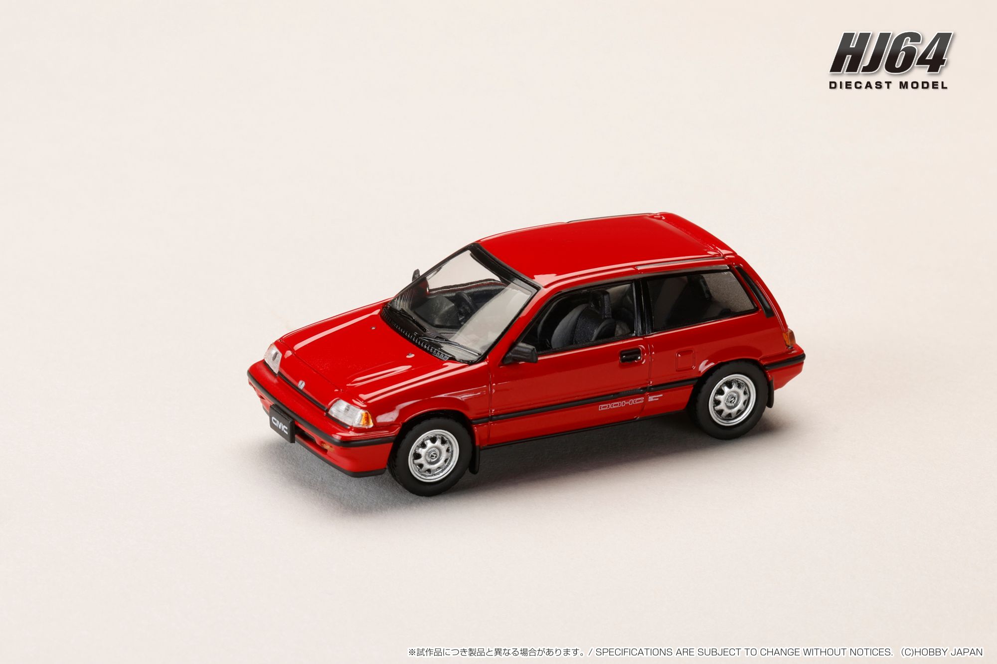 HJ642029R HJ64 1/64 ホンダ シビック (AT) LATE VERSION  レッド