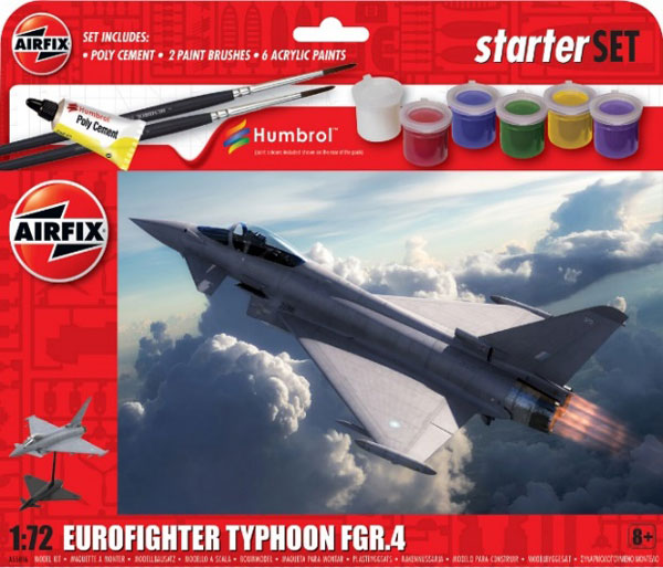 X55016 エアフィックス ユーロファイター タイフーン FGR.4 スターターセット 1/72