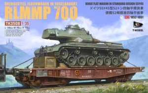 TK3508 Tモデル 1/35 ドイツ SSY45型52トン 平積貨車(RLMMP700)