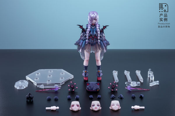 次元具象(EXSSRION) 原初の魔女 林鴉(リンヤー) 1/12スケール可動フィギュア Part1 武装Ver.