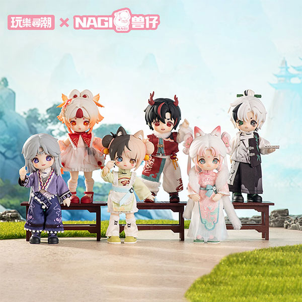WAN LE XUN CHAO NAGI カブ 楽しい小旅行シリーズ トレーディングドール 1BOX6個入り