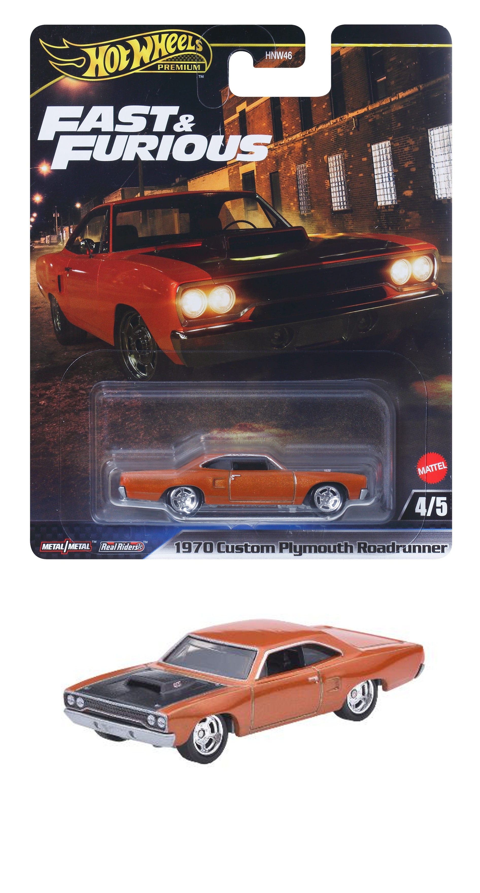 JBL87-9866 ホットウィール ワイルド・スピード 1970 カスタム プリマス ロードランナー