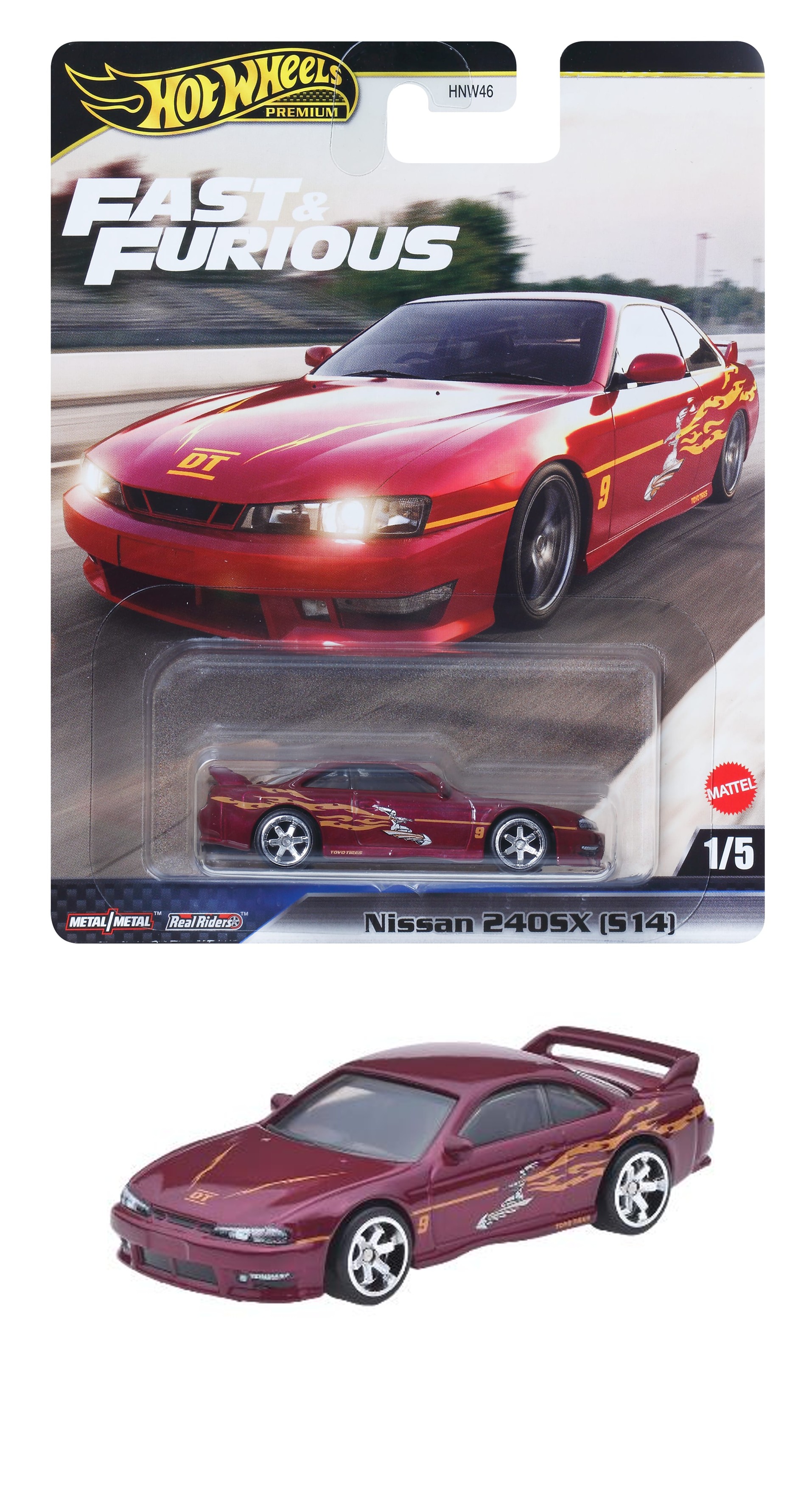 JBL99-9866 ホットウィール ワイルド・スピード 日産 240SX (S14)