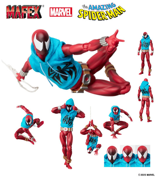 MAFEX SCARLET SPIDER (COMIC Ver.)  Ver. 2.0  (先行分)
