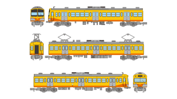 335733 鉄道コレクション 三岐鉄道851系 3両セット