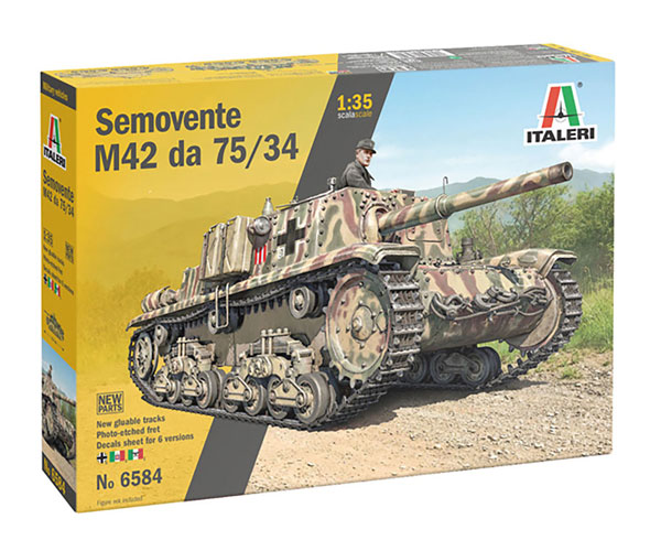IT6584 イタレリ 1/35 WW.II イタリア軍 自走砲 セモベンテ M42 da 75/34