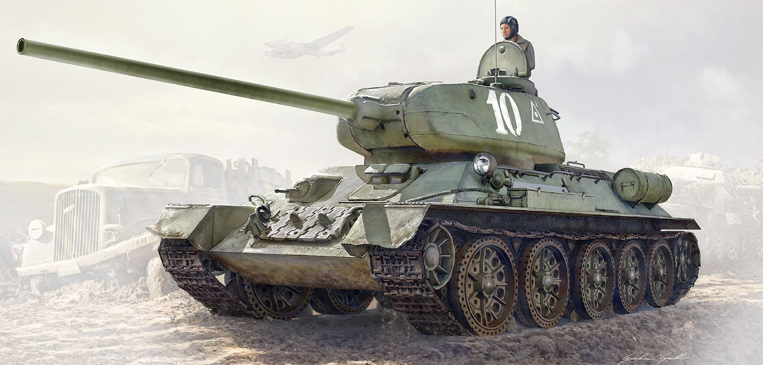 MD010 MONO/イタレリ 1/35 TANKS OF THE WORLD WW.II ソビエト軍 T-34/85