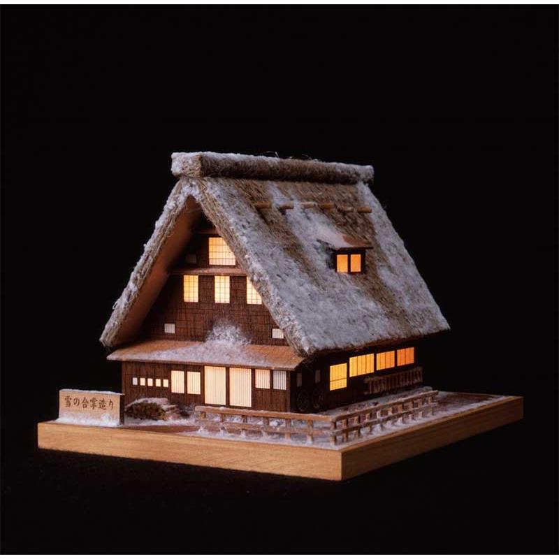 あかりNo.1 雪の合掌造り