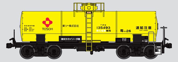 827L 1/80 タキ5450 タンク貨車 東ソー