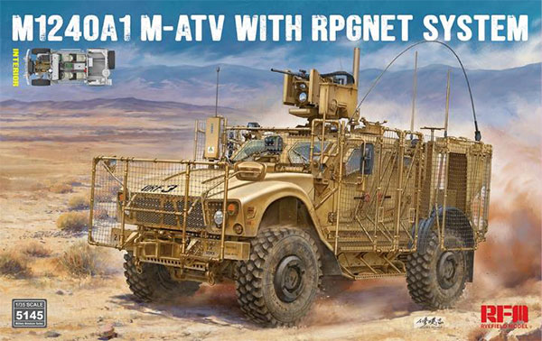 RFM5145 ライフィールドモデル 1/35 M1240A1 M-ATV w/RPGNetシステム